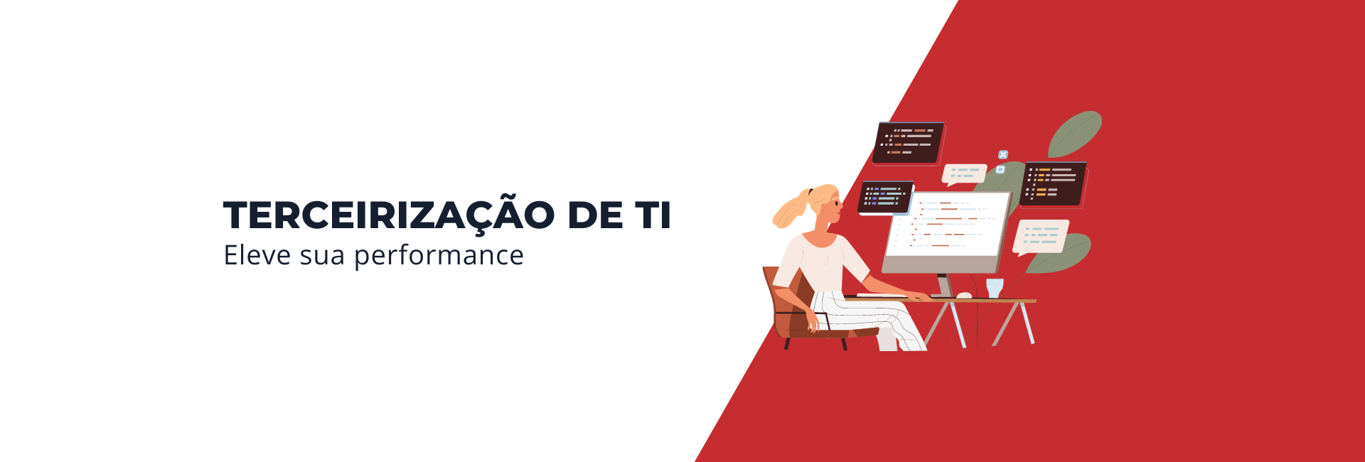Banner para terceirização de TI